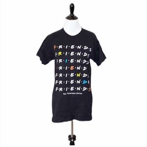 “FRIENDS” Graphic Black T-shirt - Size S